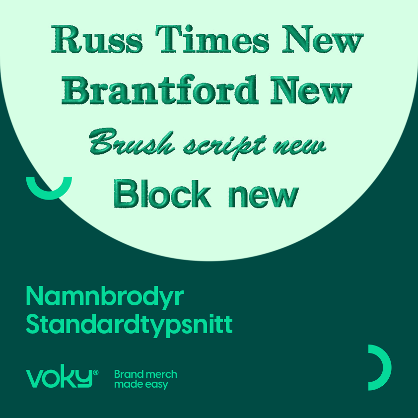 Namnbrodyr (max 12 cm)